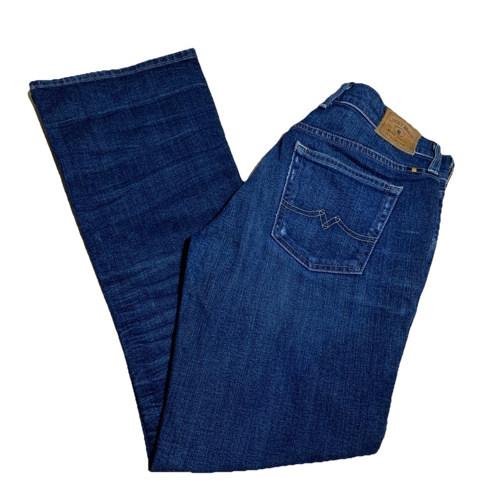 Lucky Brand Womens Jeans Size 6/28 Sweet N Low Bootcut Medium Wash Short EUC